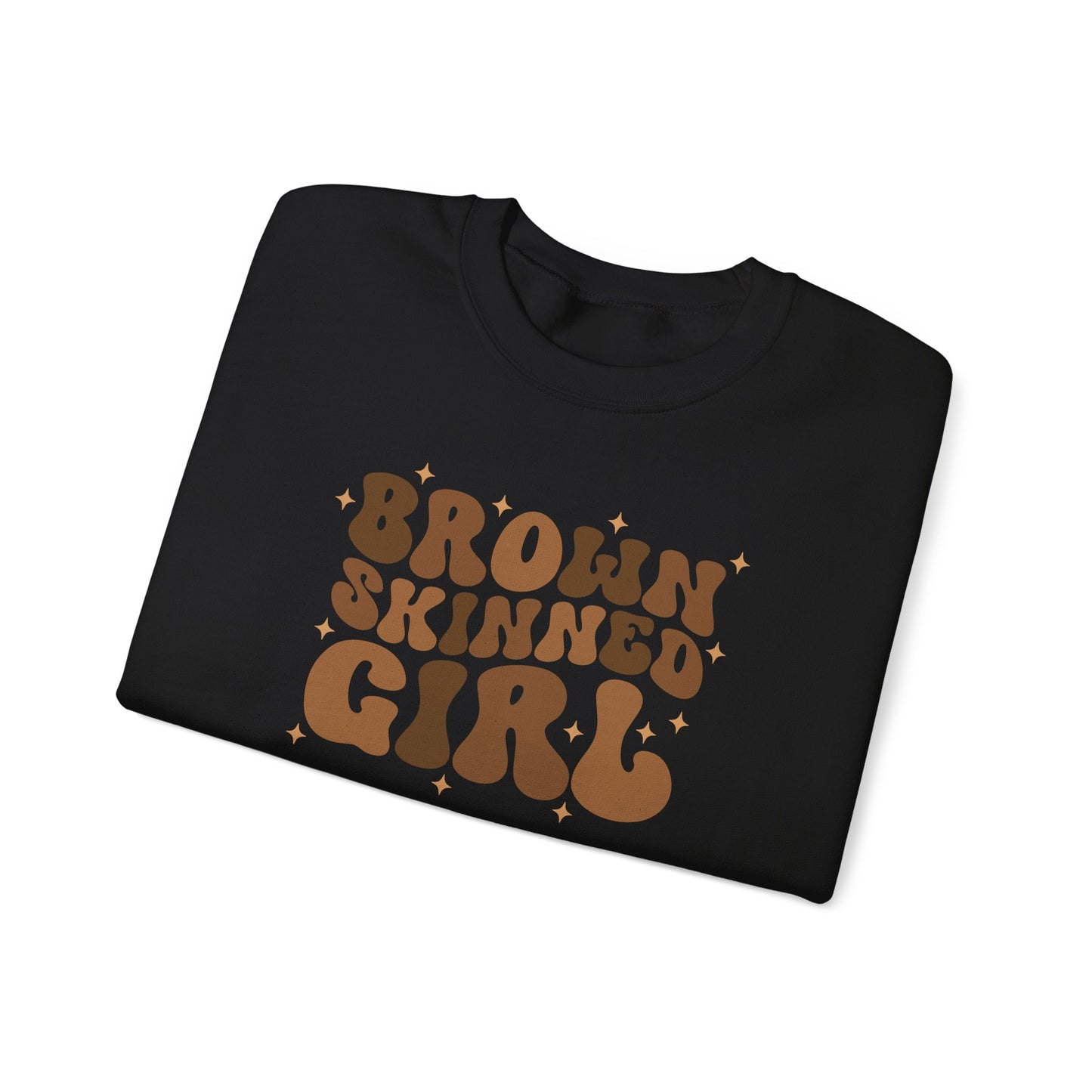 Brown Skinned Girl Adult Sweatshirt