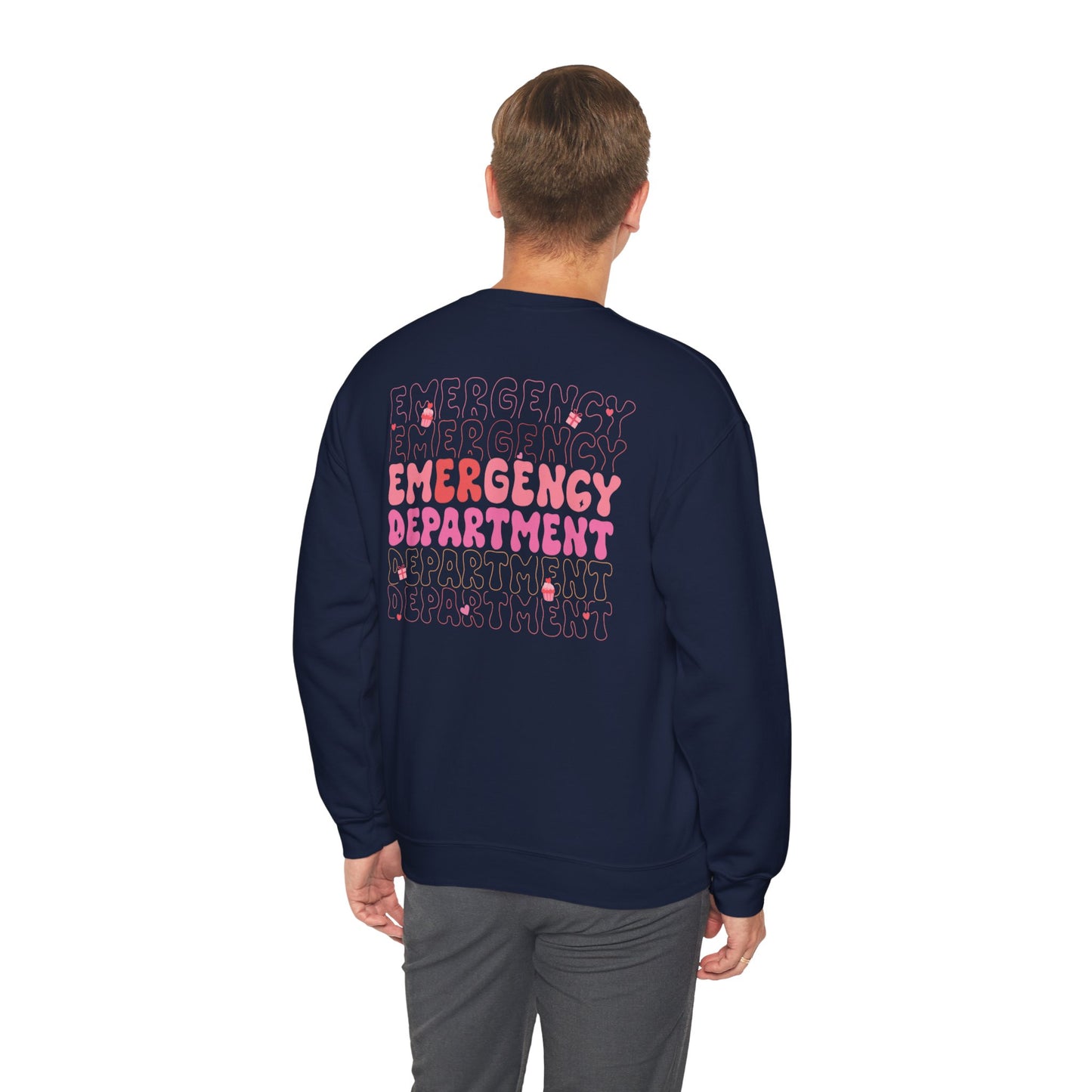 Pink Emergency Department Adult Sweatshirt