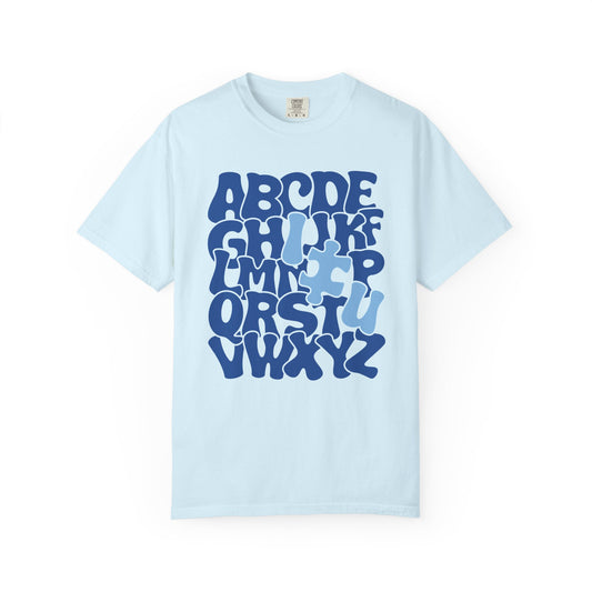 Autism Alphabet Puzzle Adult Shirt