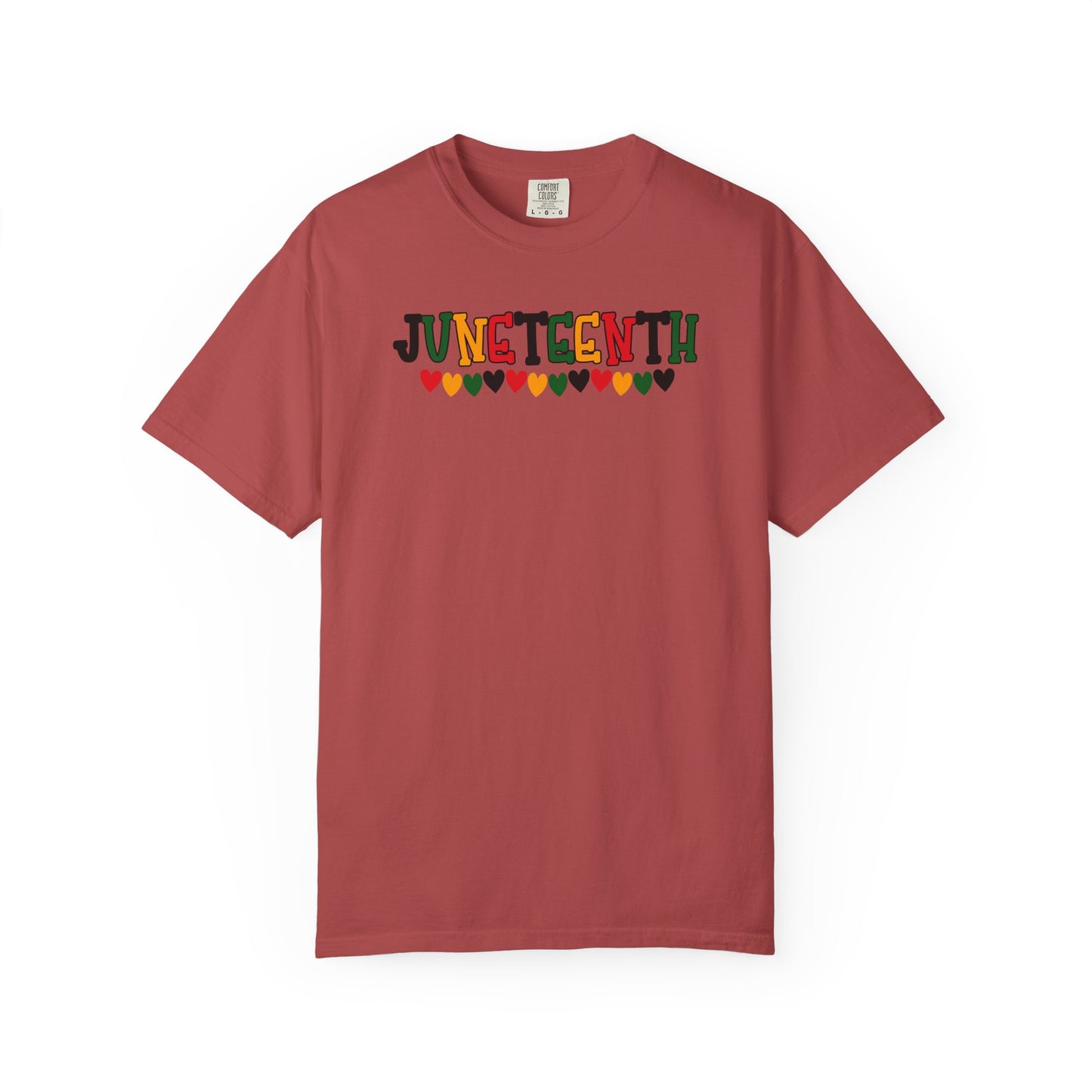 Juneteenth Hearts Adult Shirt