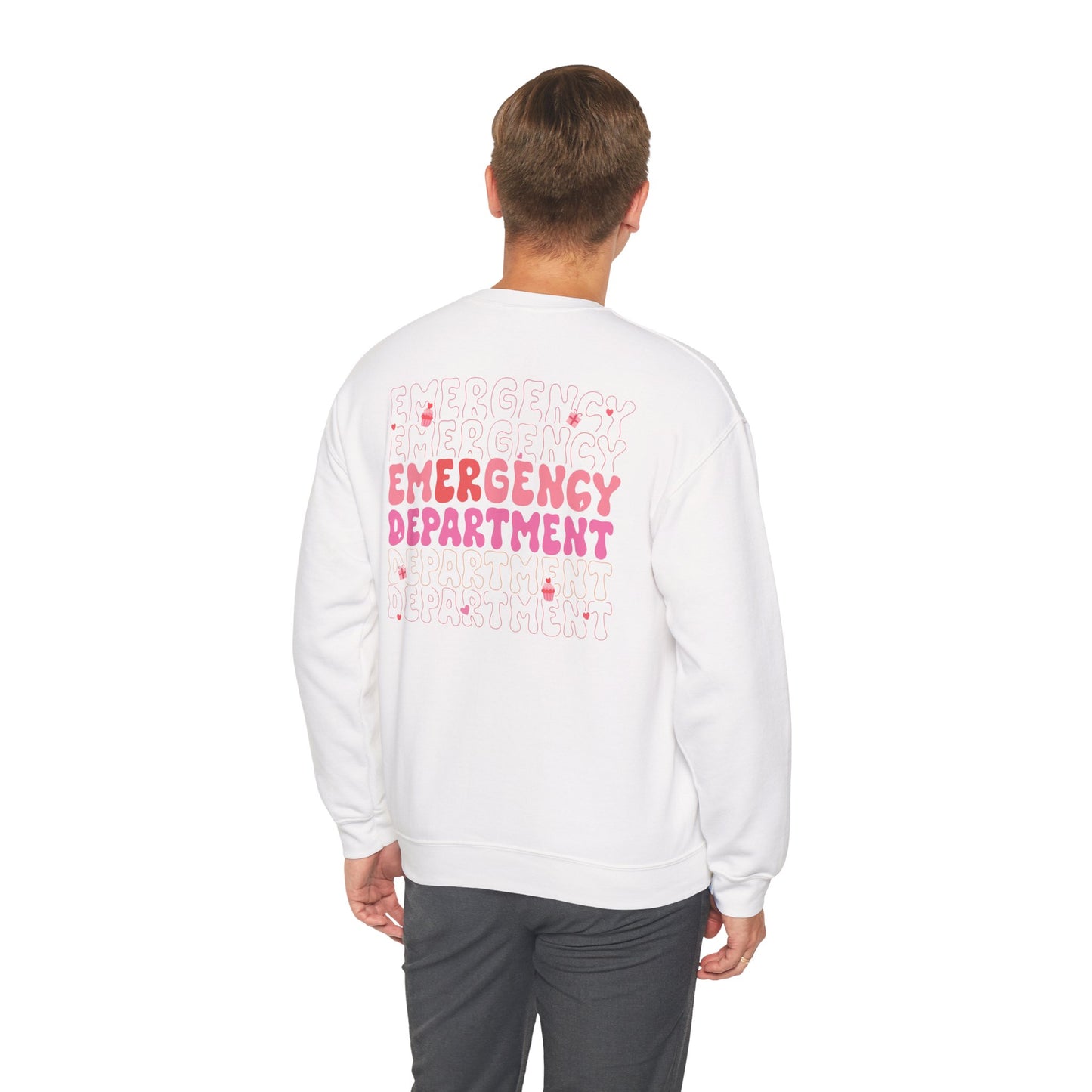 Pink Emergency Department Adult Sweatshirt