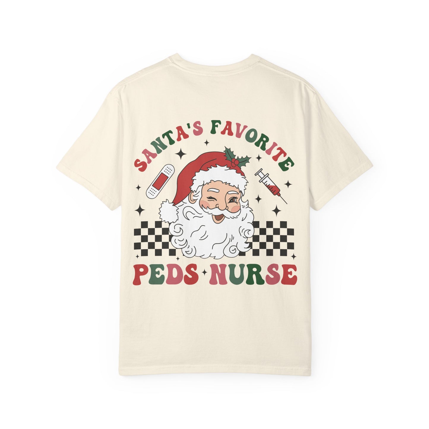 "Santa's Favorite" PEDS Nurse Shirt