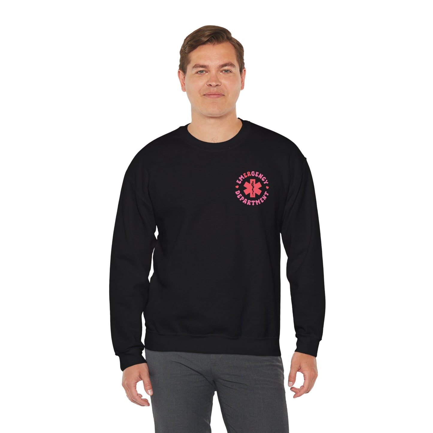 Pink Emergency Department Adult Sweatshirt