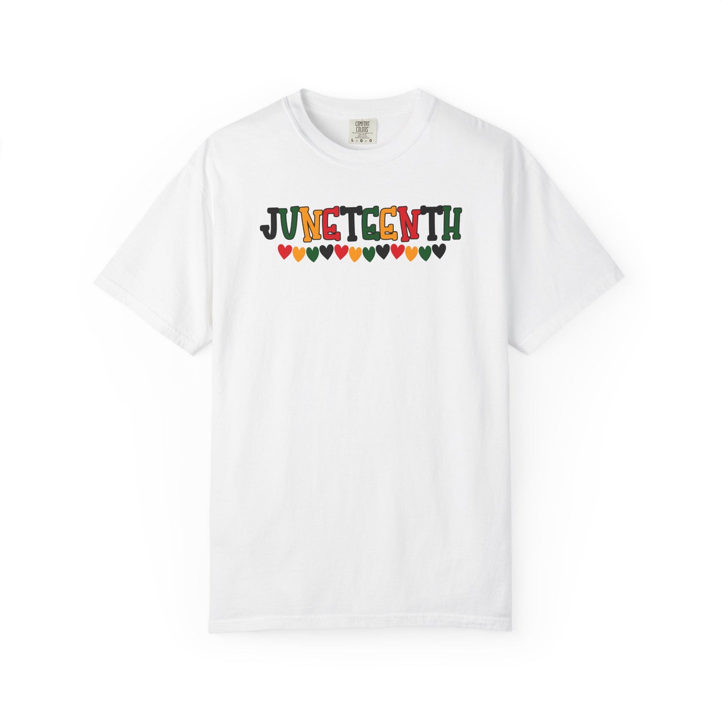 Juneteenth Hearts Adult Shirt