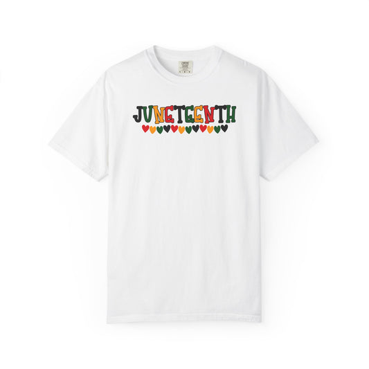 Juneteenth Hearts Adult Shirt