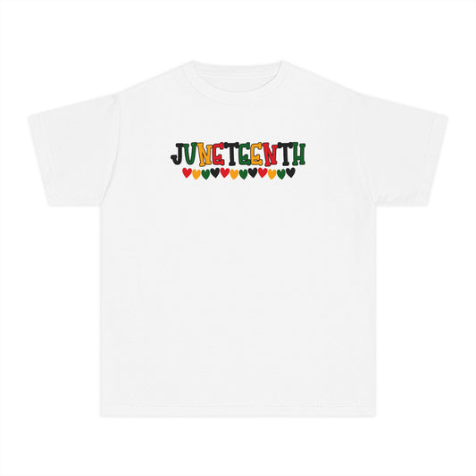 Juneteenth Hearts Youth Shirt