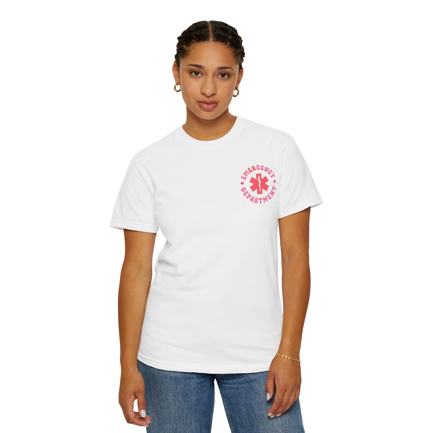 Pink Emergency Department Adult Shirt