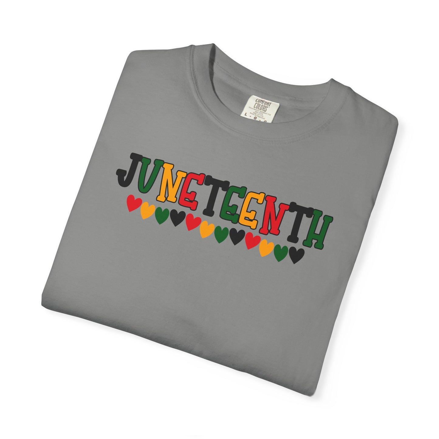 Juneteenth Hearts Adult Shirt