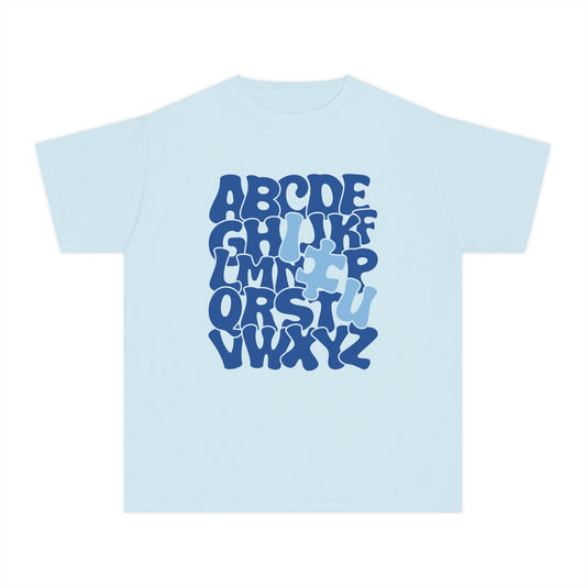 Autism Alphabet Puzzle Youth Shirt