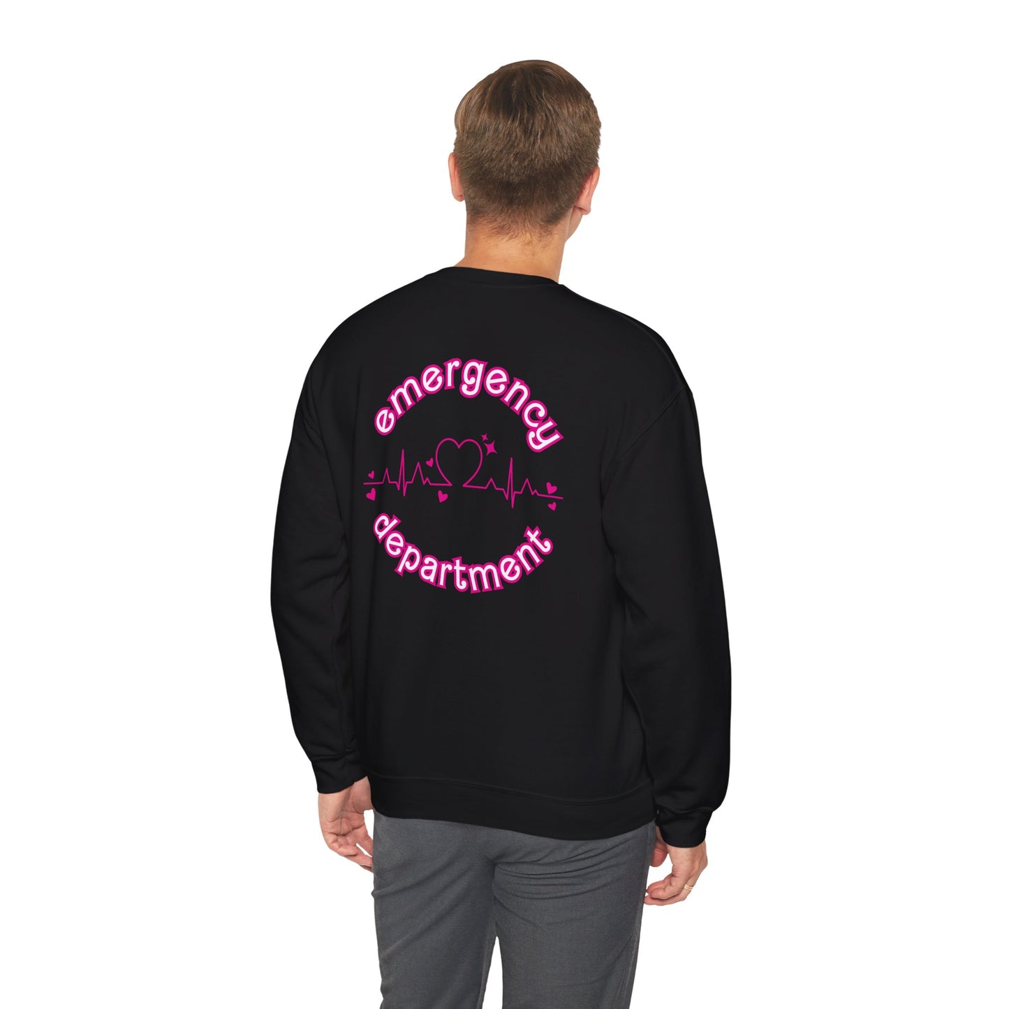 Pink Heartbeat ED Adult Sweatshirt