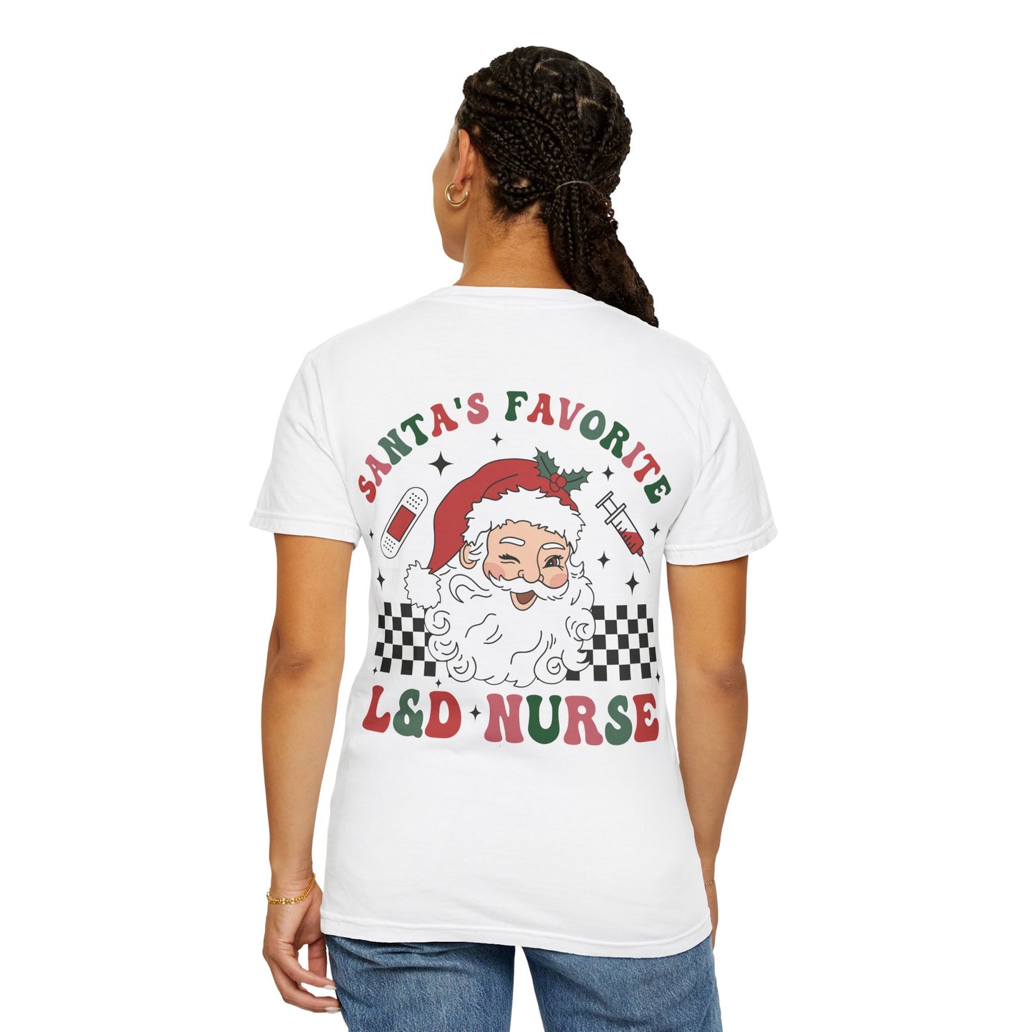 “Santa’s Favorite” Labor & Delivery Nurse Shirt