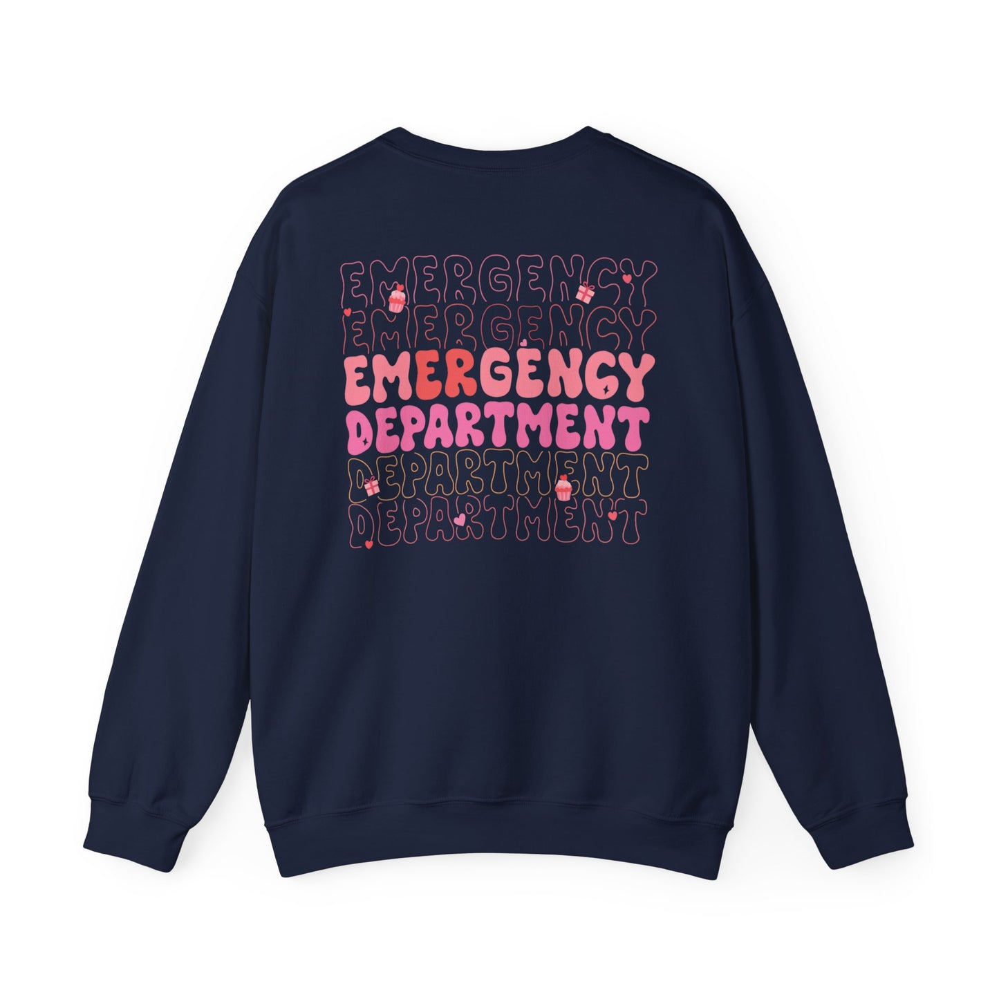 Pink Emergency Department Adult Sweatshirt