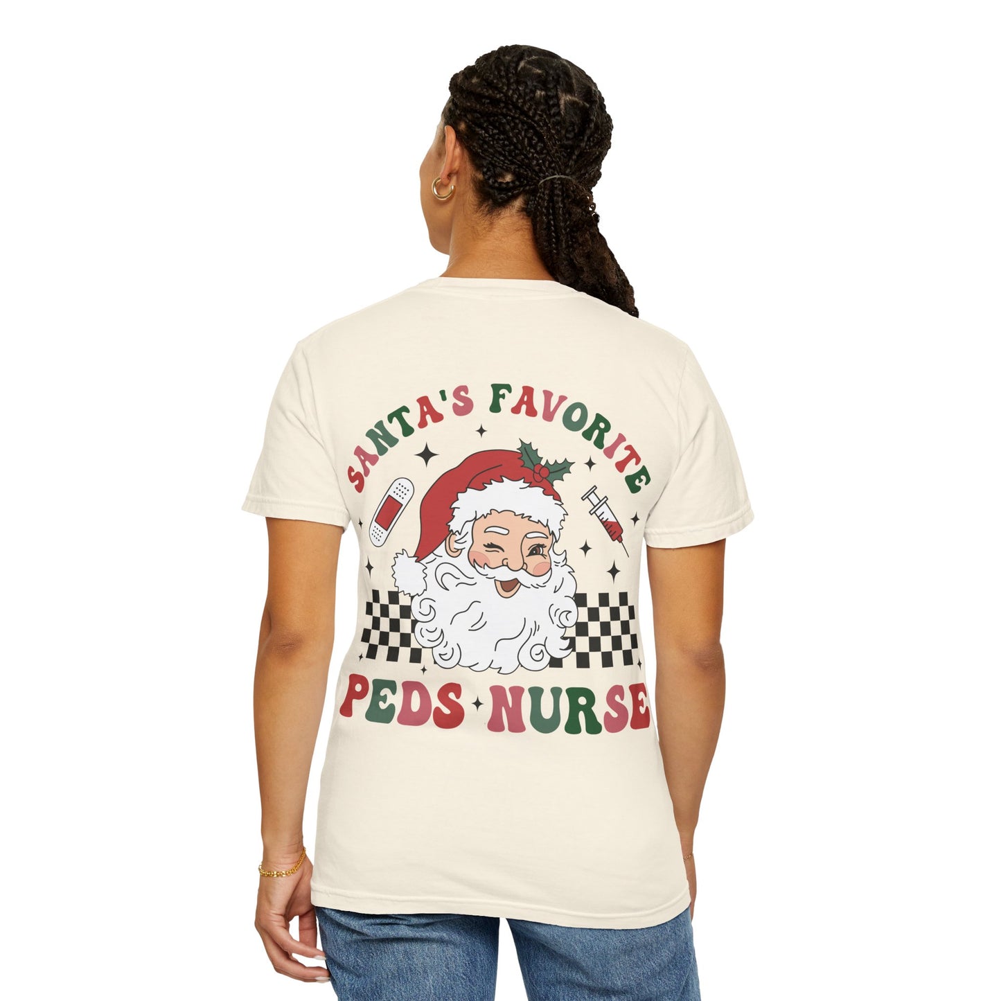 "Santa's Favorite" PEDS Nurse Shirt