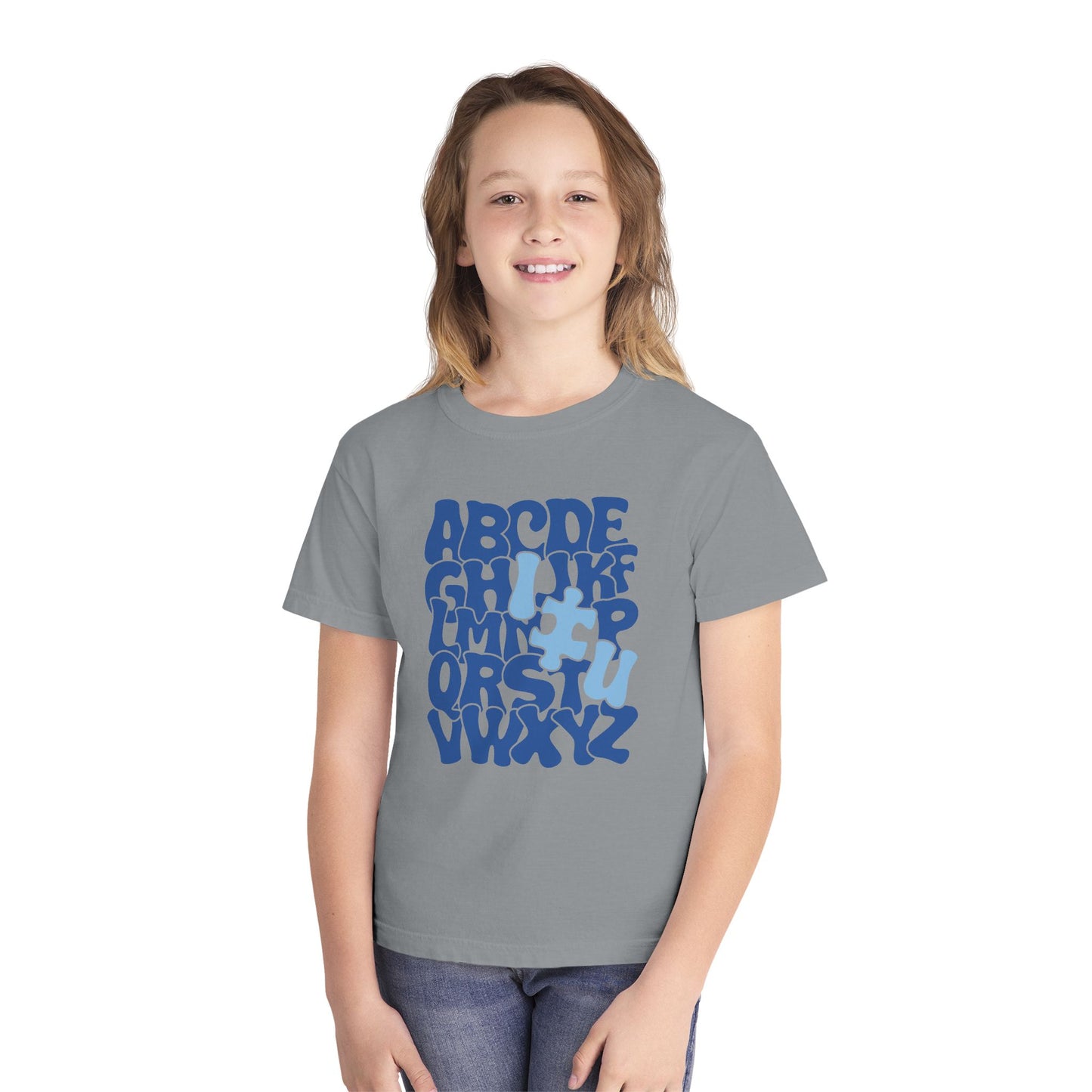 Autism Alphabet Puzzle Youth Shirt