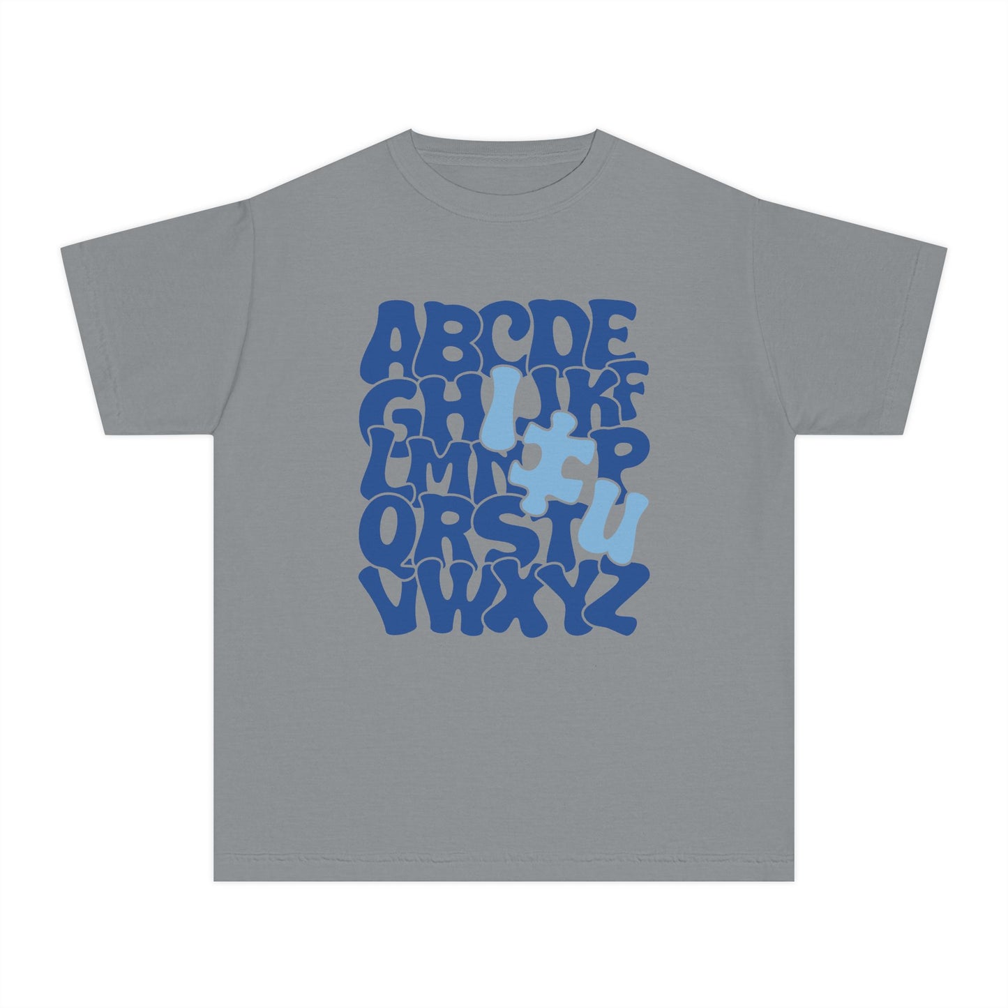 Autism Alphabet Puzzle Youth Shirt