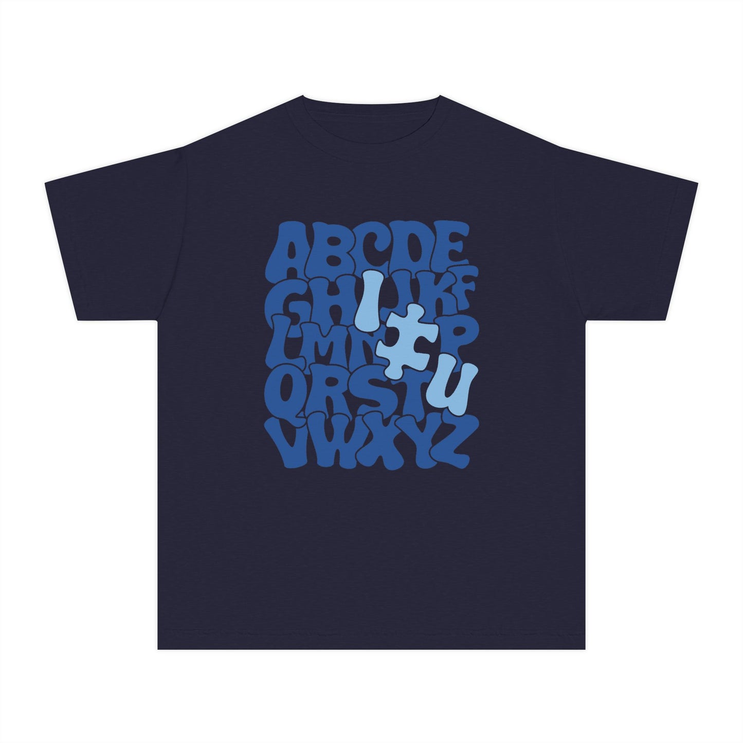 Autism Alphabet Puzzle Youth Shirt