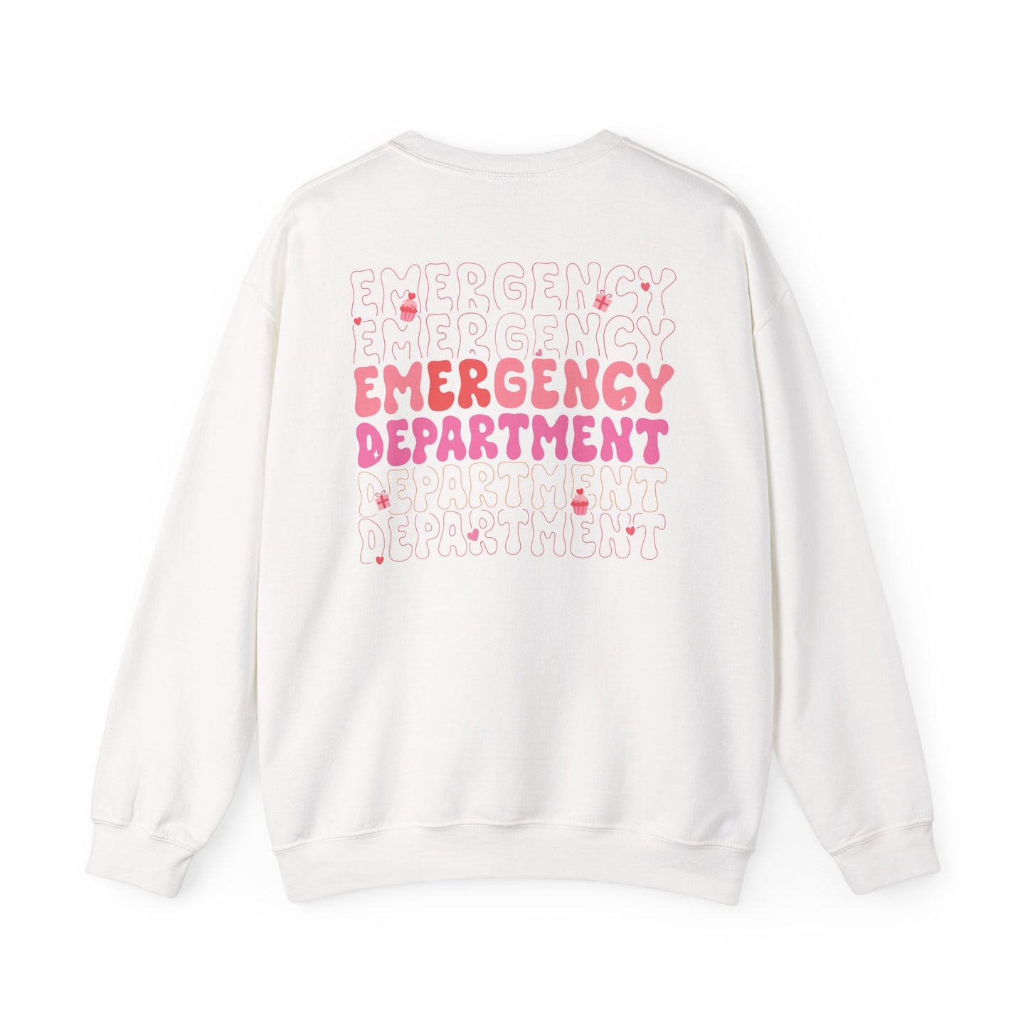 Pink Emergency Department Adult Sweatshirt