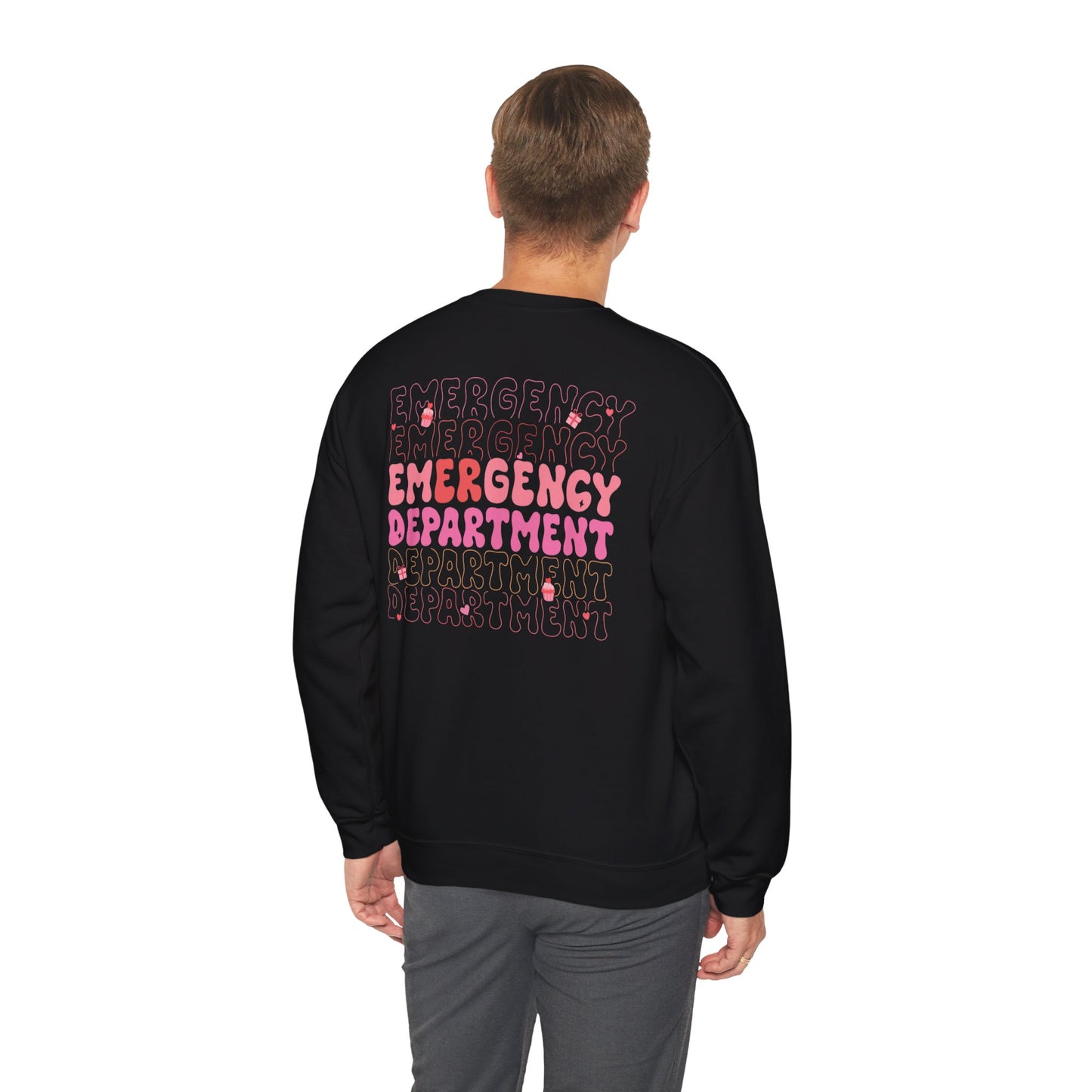 Pink Emergency Department Adult Sweatshirt
