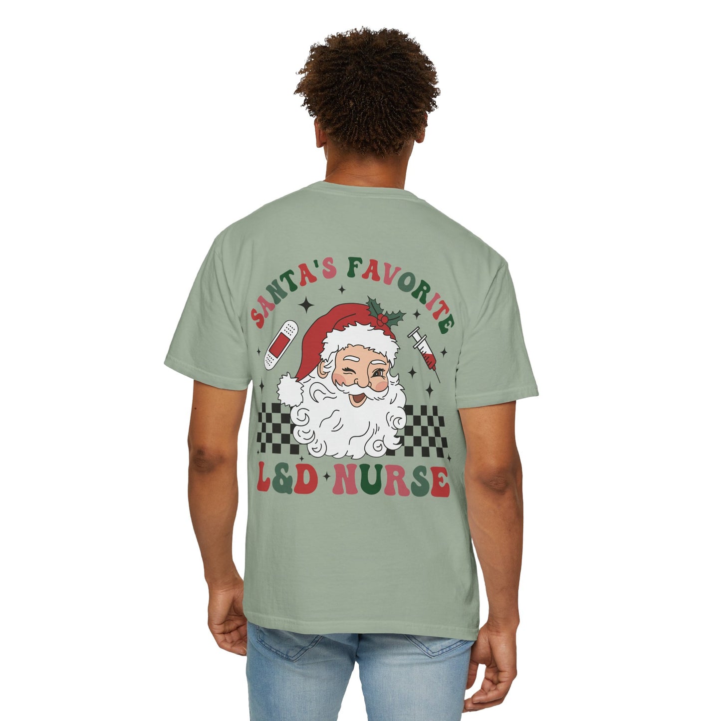 “Santa’s Favorite” Labor & Delivery Nurse Shirt