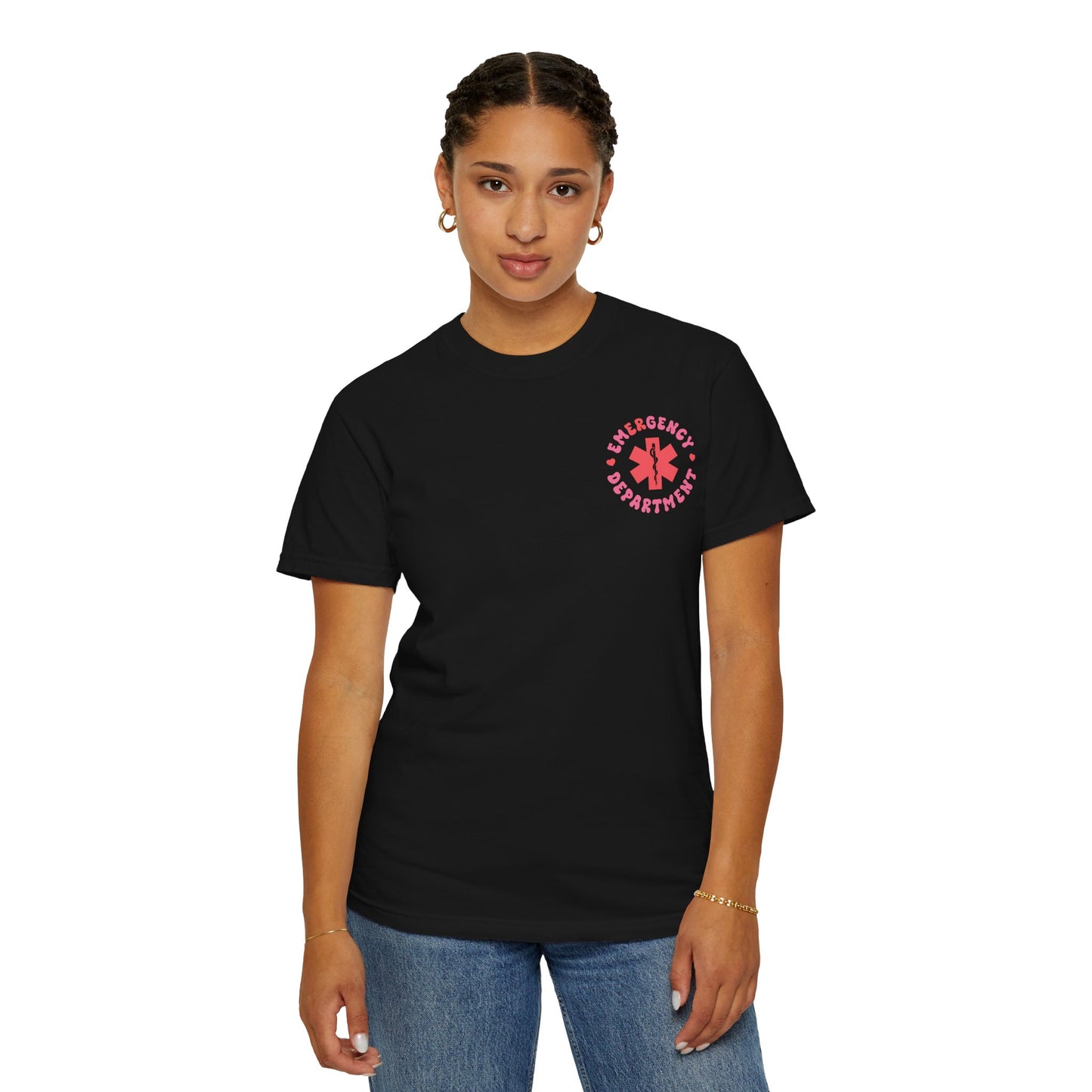 Pink Emergency Department Adult Shirt