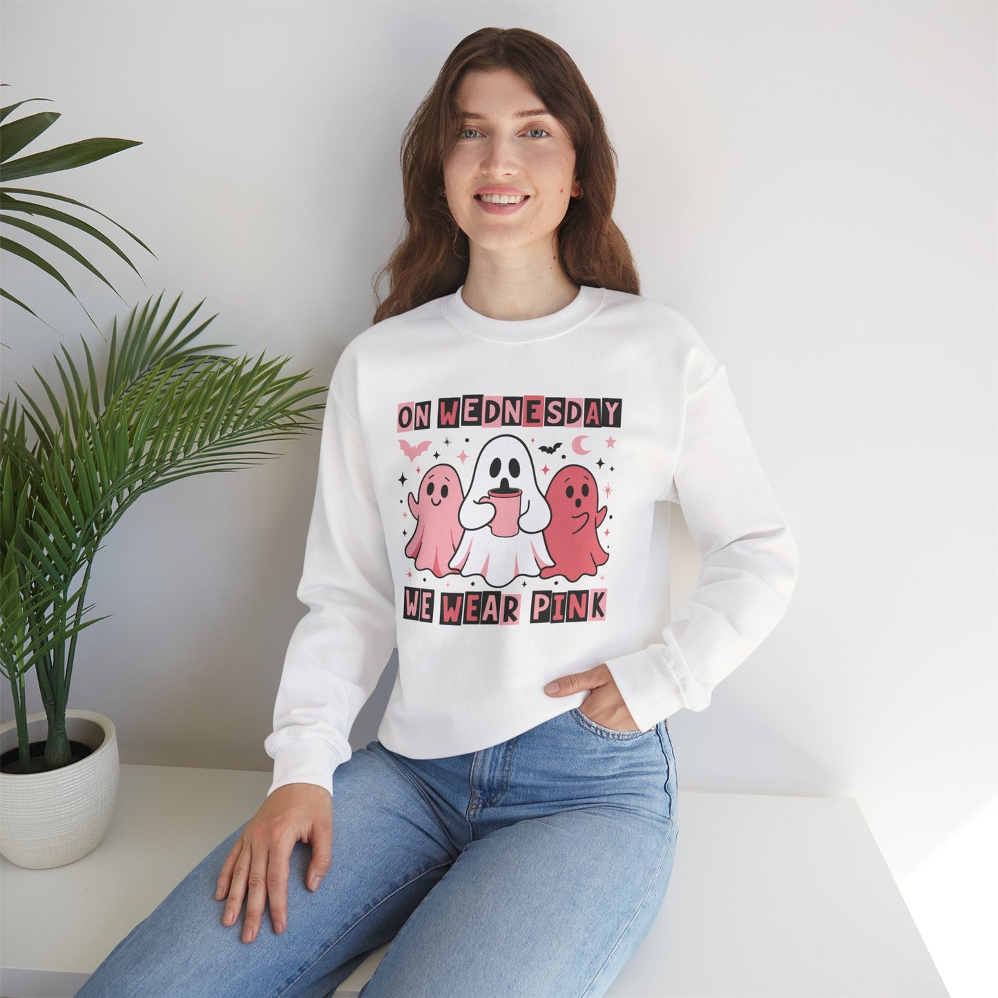 On Wednesday We Wear Pink | Adult Sweatshirt