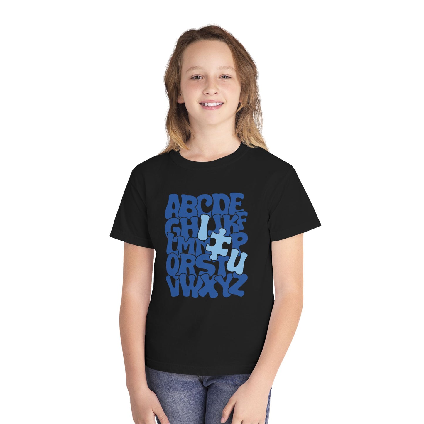 Autism Alphabet Puzzle Youth Shirt