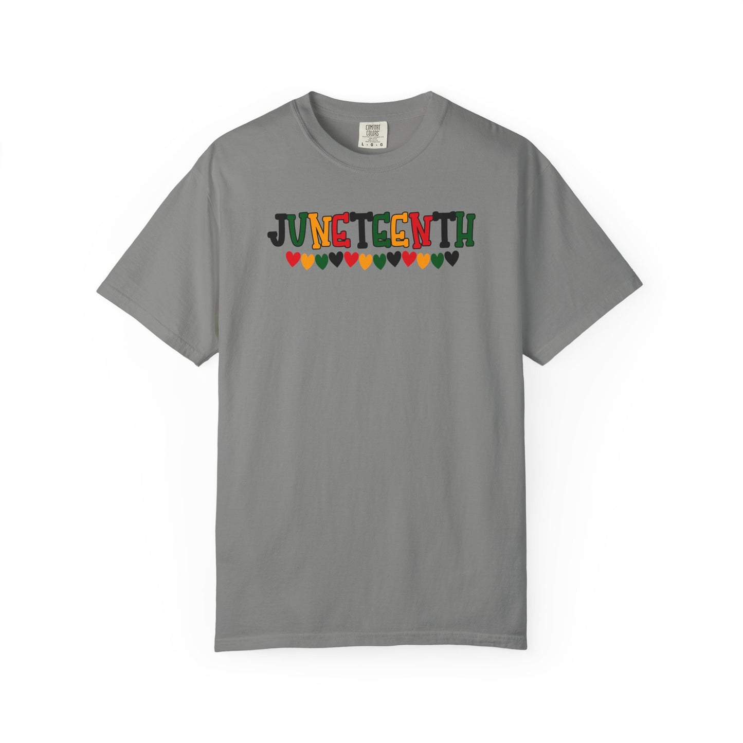 Juneteenth Hearts Adult Shirt