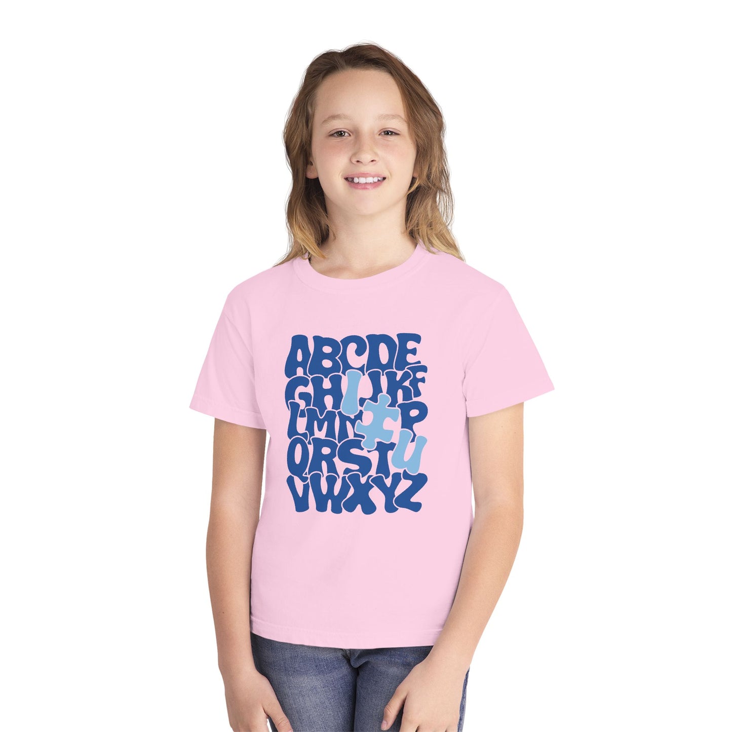Autism Alphabet Puzzle Youth Shirt