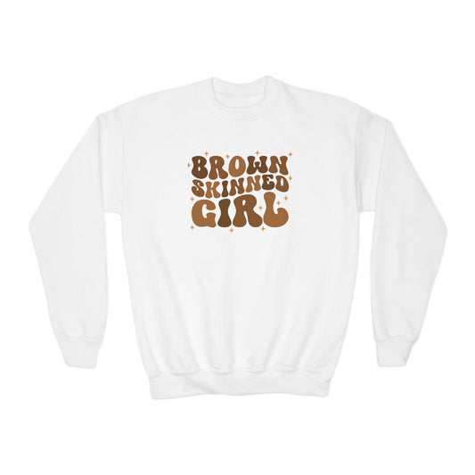 Brown Skinned Girl Youth Sweatshirt