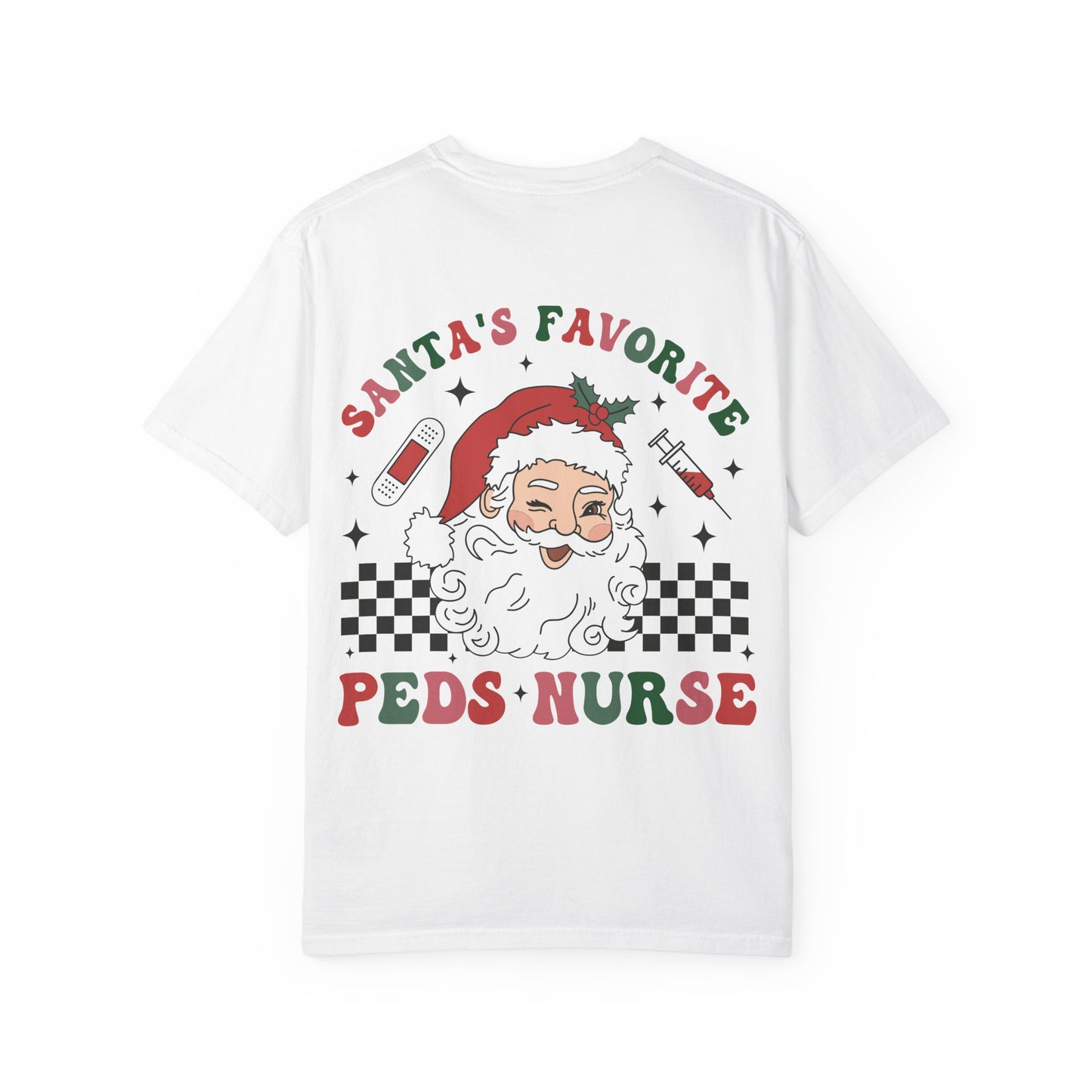 "Santa's Favorite" PEDS Nurse Shirt