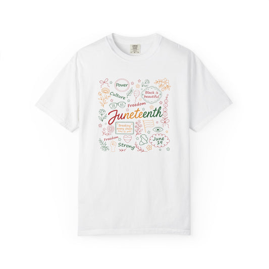 Floral Juneteenth | Adult Shirt