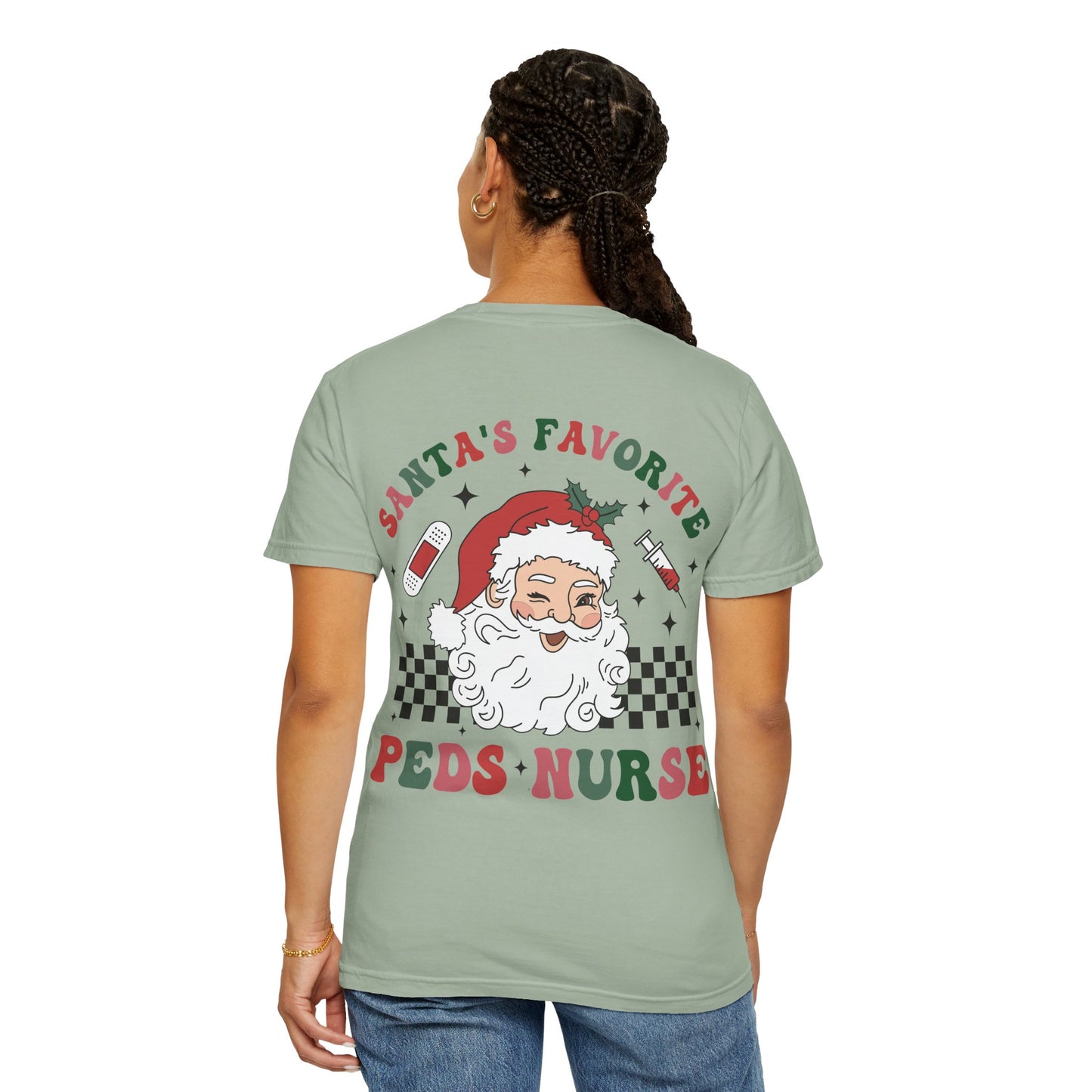 "Santa's Favorite" PEDS Nurse Shirt