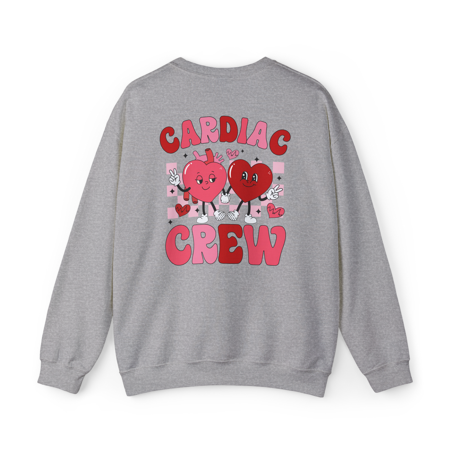 Cardiac Crew with Hearts Sweatshirt
