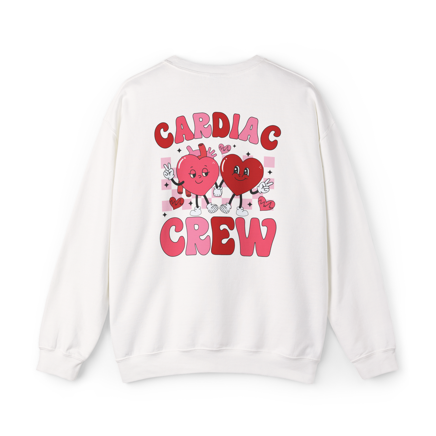 Cardiac Crew with Hearts Sweatshirt