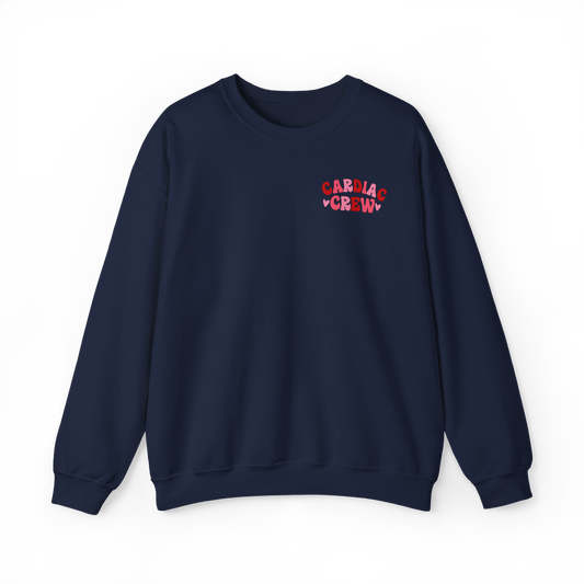 Cardiac Crew with Hearts Sweatshirt