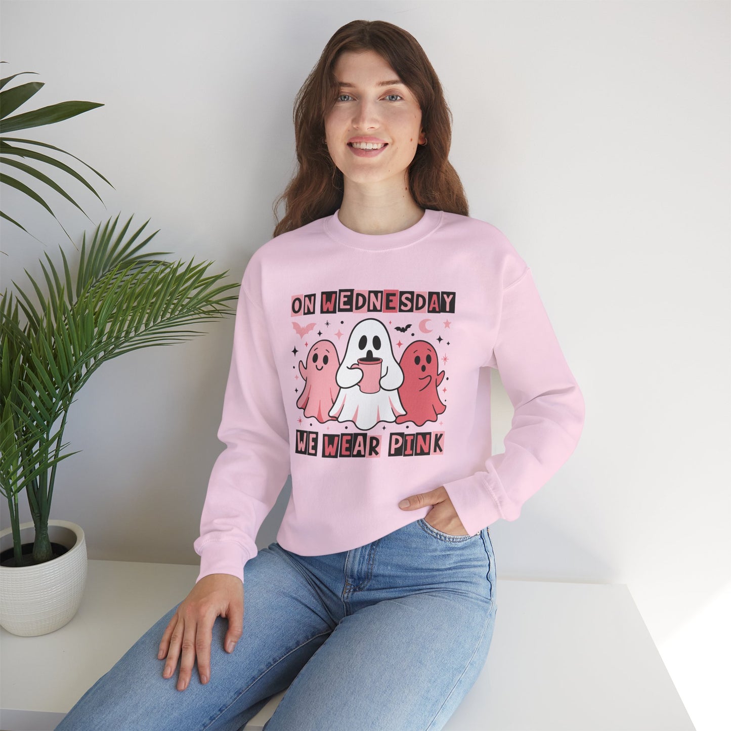 On Wednesday We Wear Pink | Adult Sweatshirt