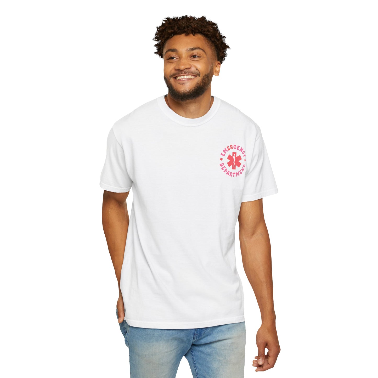 Pink Emergency Department Adult Shirt