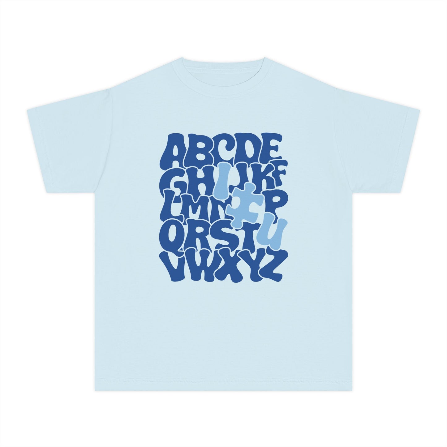 Autism Alphabet Puzzle Youth Shirt