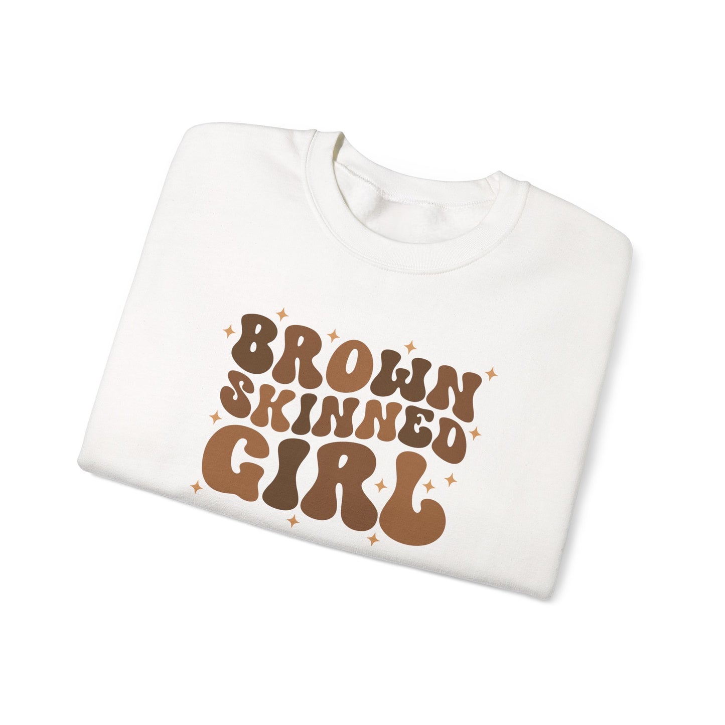 Brown Skinned Girl Adult Sweatshirt