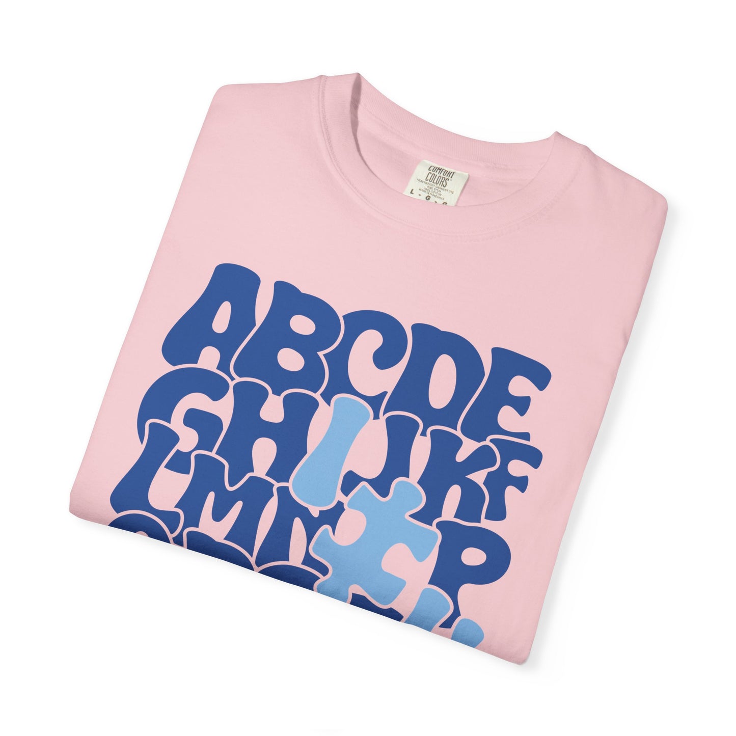 Autism Alphabet Puzzle Adult Shirt