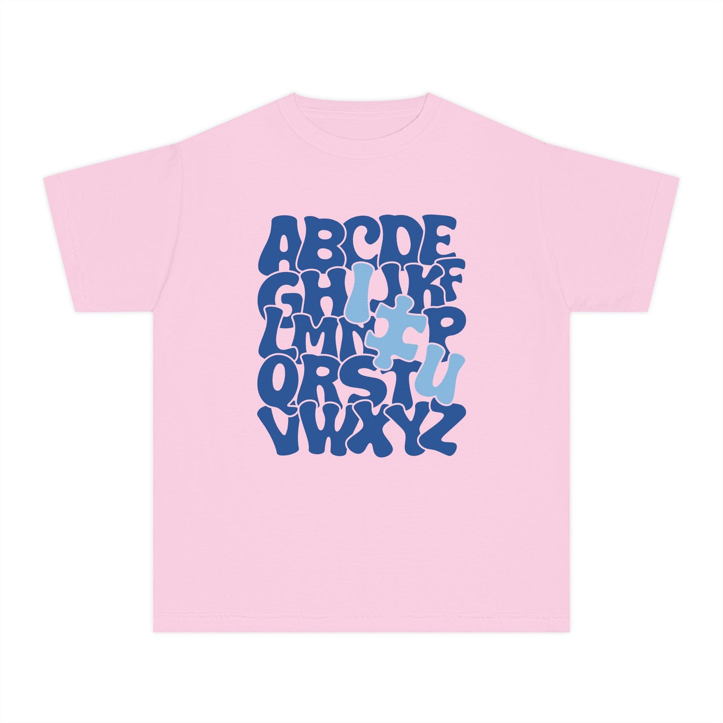 Autism Alphabet Puzzle Youth Shirt