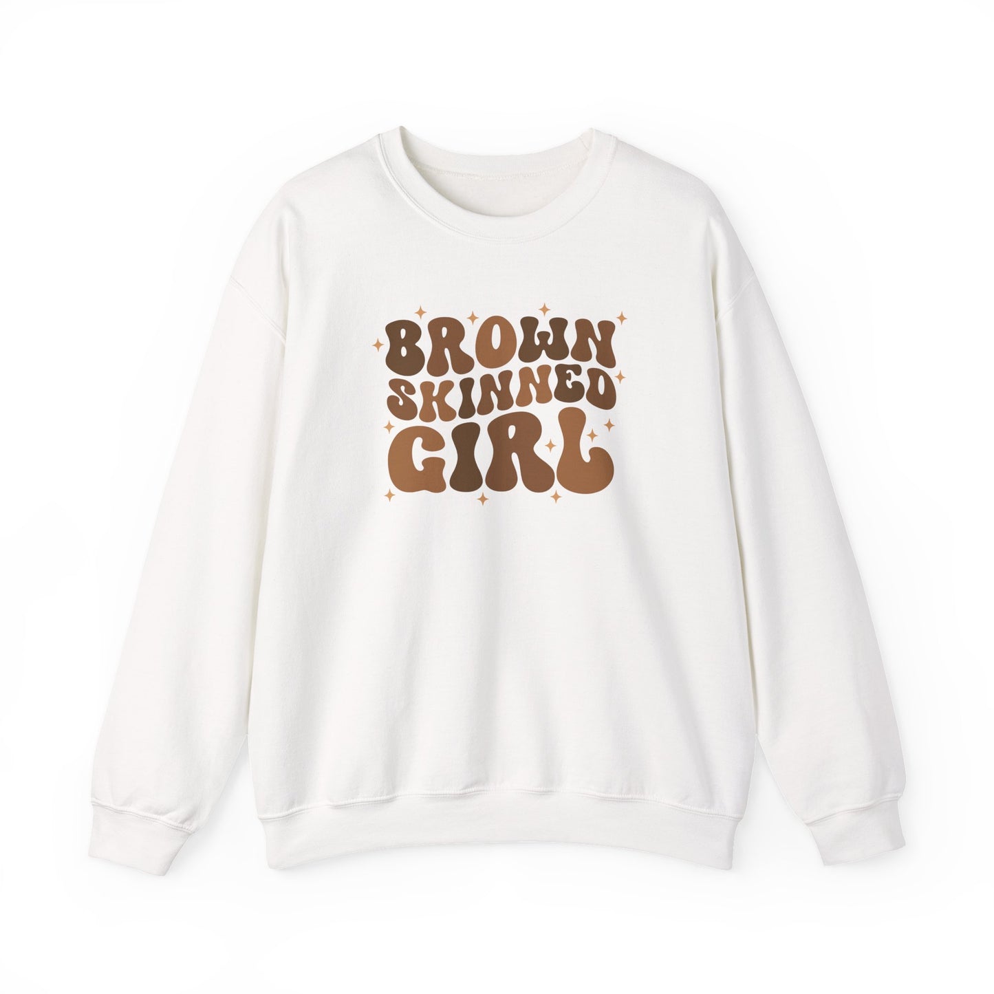 Brown Skinned Girl Adult Sweatshirt
