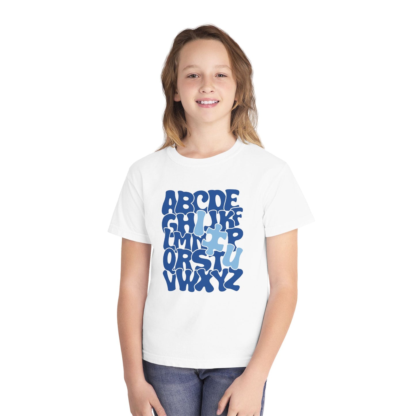 Autism Alphabet Puzzle Youth Shirt