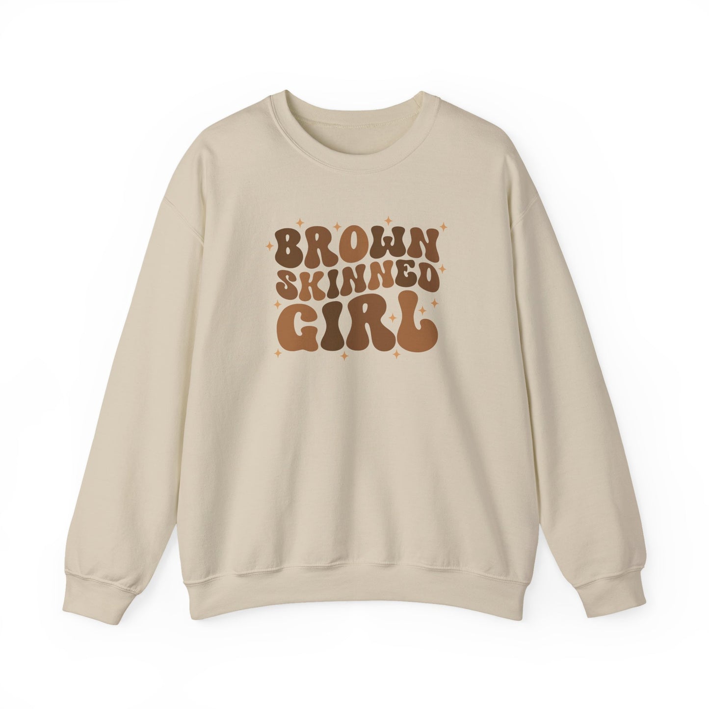 Brown Skinned Girl Adult Sweatshirt