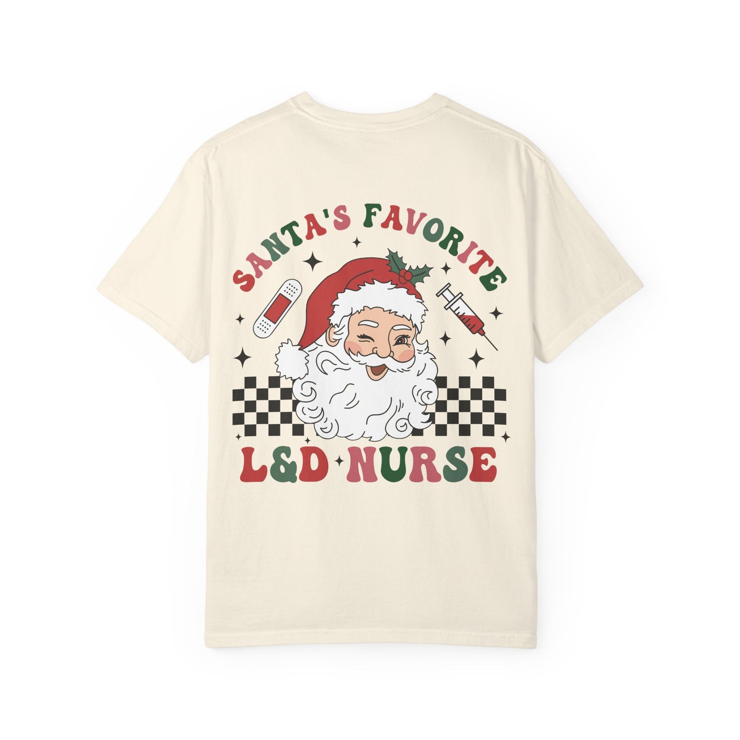 “Santa’s Favorite” Labor & Delivery Nurse Shirt