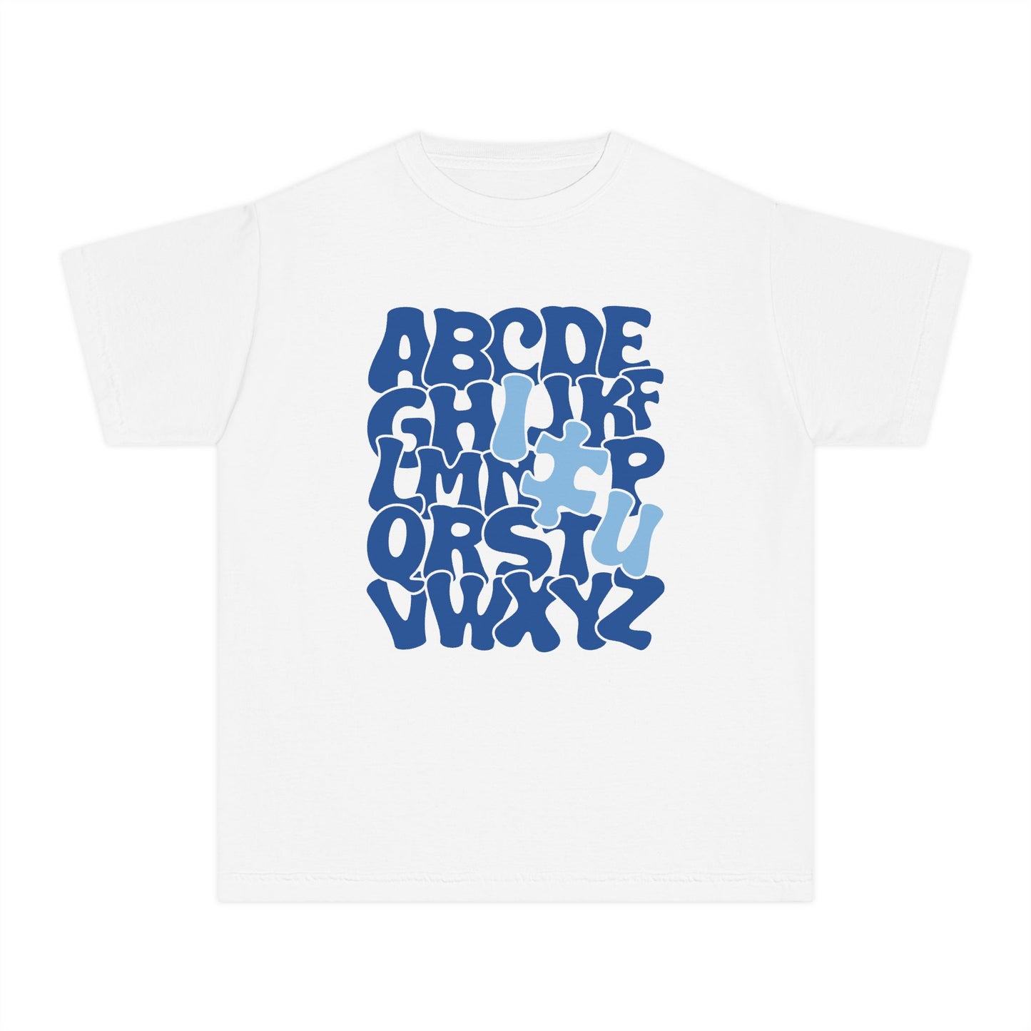 Autism Alphabet Puzzle Youth Shirt
