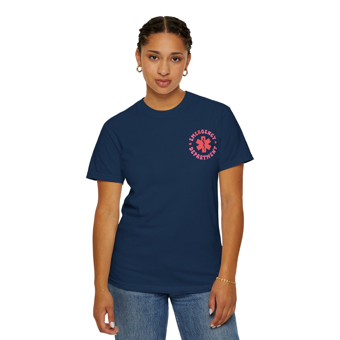 Pink Emergency Department Adult Shirt