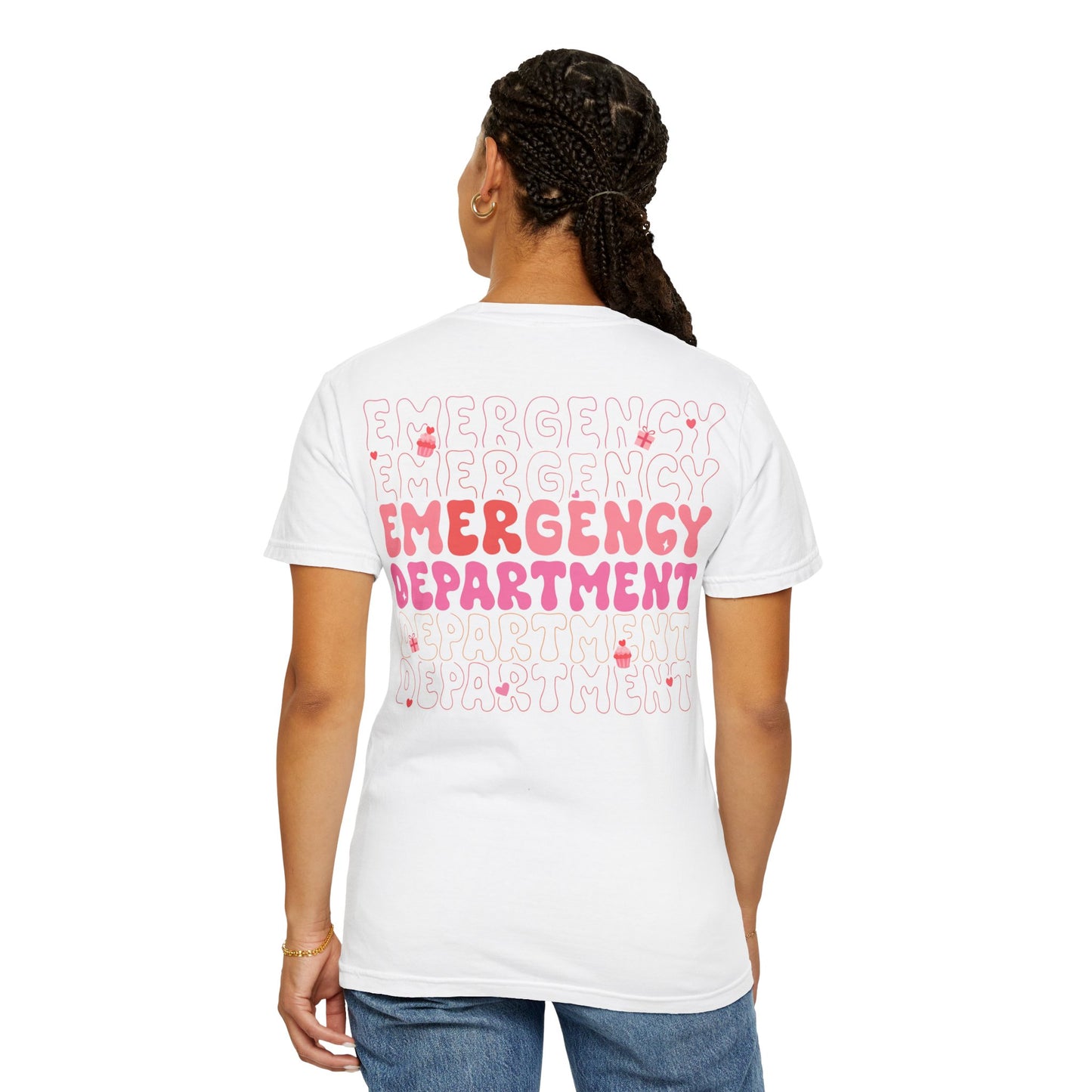 Pink Emergency Department Adult Shirt