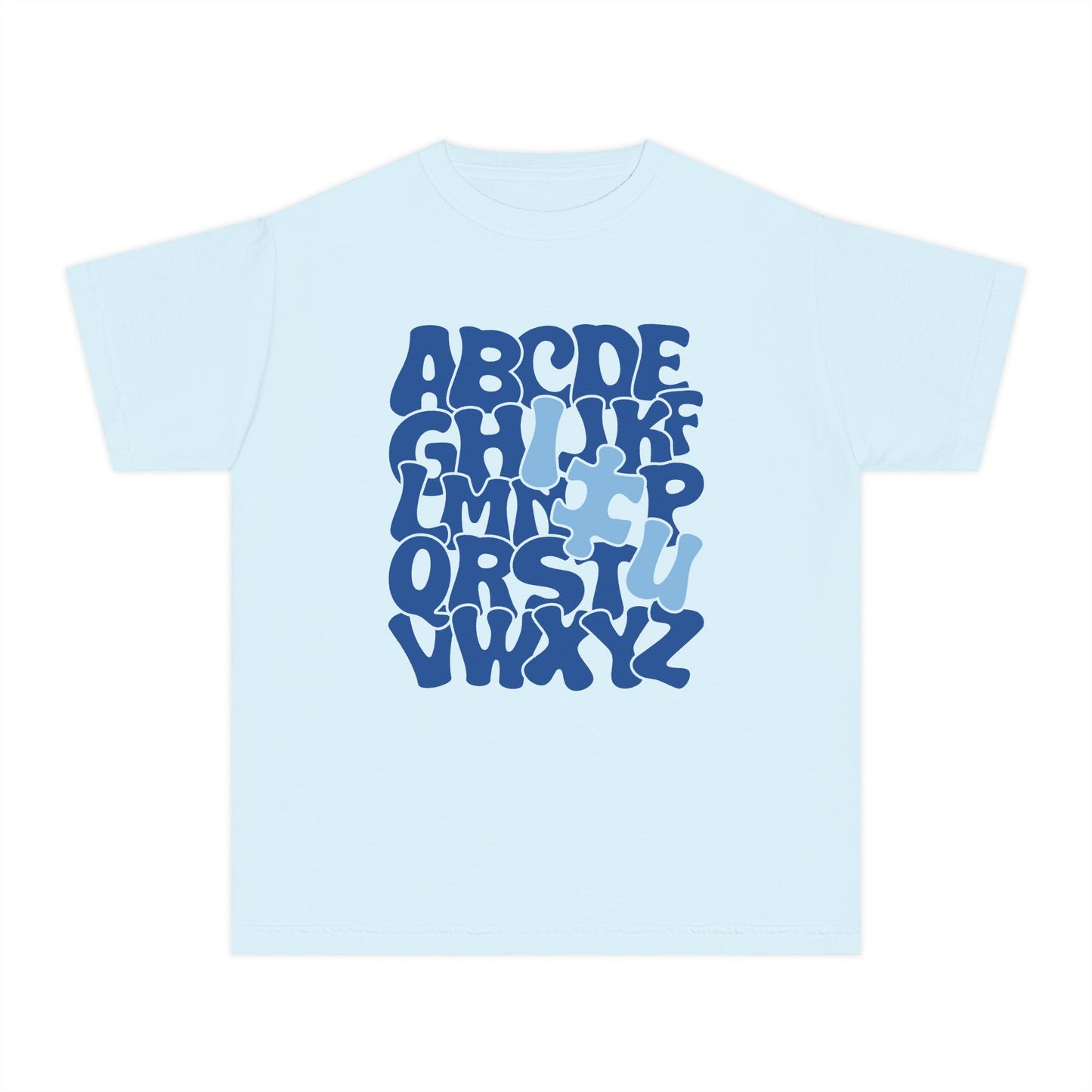Autism Alphabet Puzzle Youth Shirt
