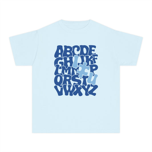 Autism Alphabet Puzzle Youth Shirt
